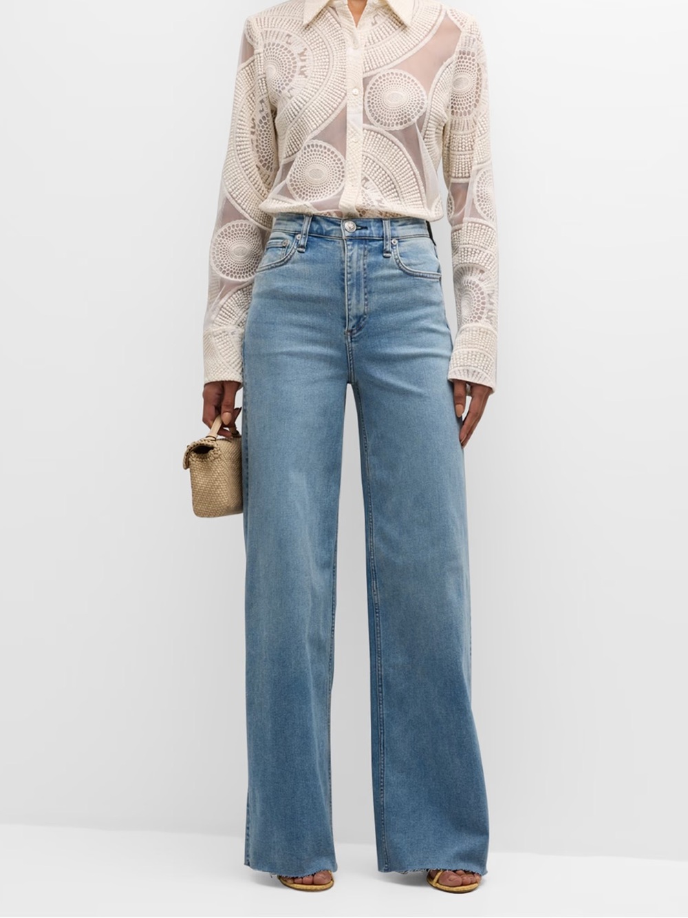 Rag & Bone Sofie wide leg jeans